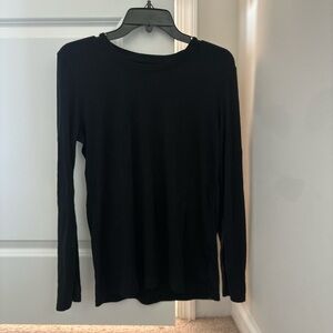 Eddie Bauer Black Long Sleeve Blouse